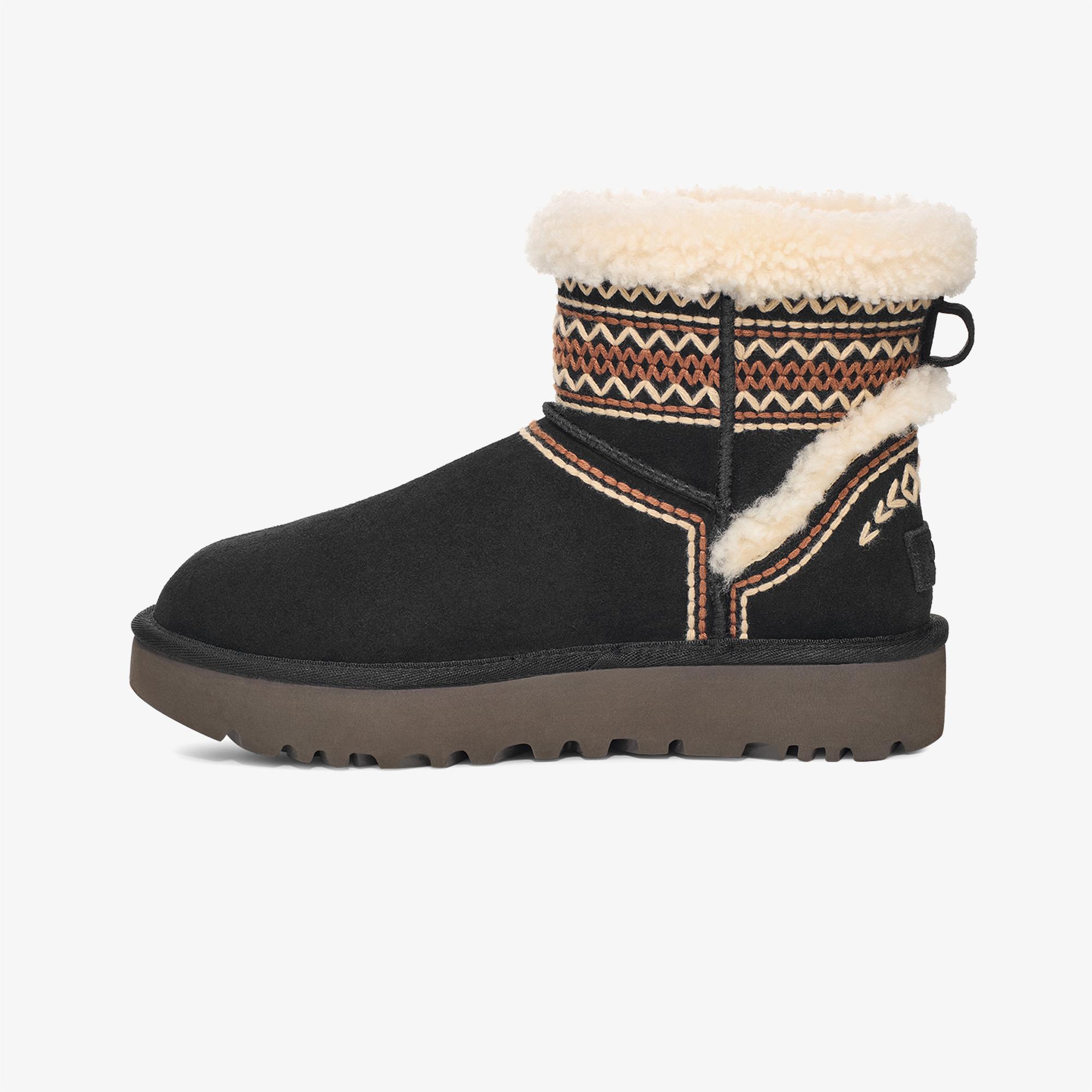 UGG Classic Mini Atherson Kadın Siyah Bot