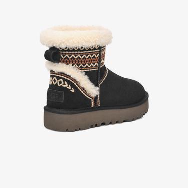  UGG Classic Mini Atherson Kadın Siyah Bot
