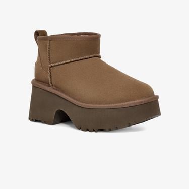  UGG Classic Ultra Mini New Heights Kadın Kahverengi Bot