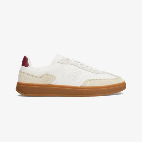  Tommy Hilfiger Heritage Court Kadın Bej Spor Ayakkabı