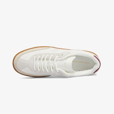  Tommy Hilfiger Heritage Court Kadın Bej Spor Ayakkabı