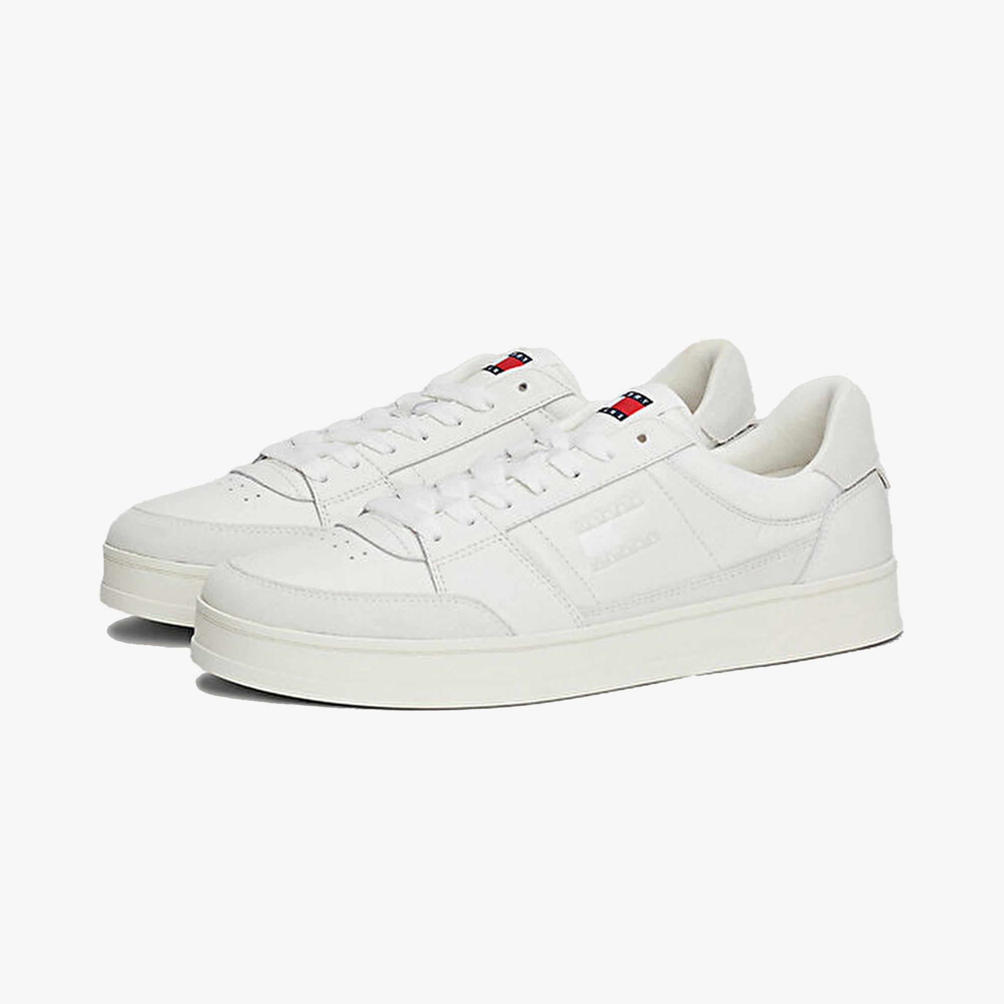 Tommy Jeans The Greenwich Mix Media Erkek Beyaz Spor Ayakkabı