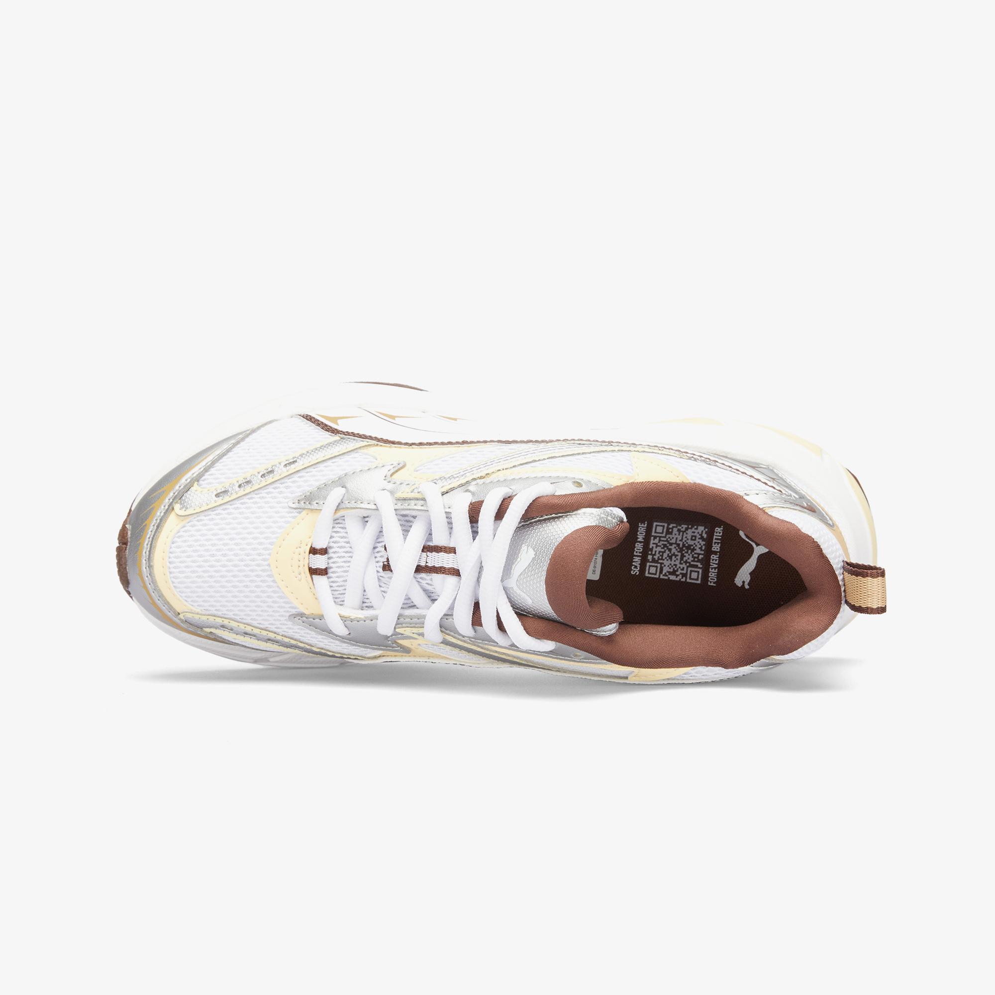 Puma Morphic Unisex Beyaz Kahverengi Spor Ayakkabı