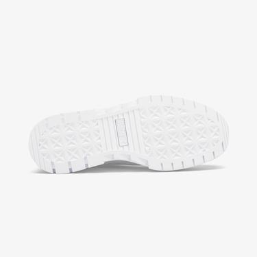  Puma Mayze Leather Kadın Beyaz Turuncu Spor Ayakkabı