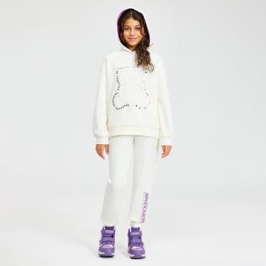  Skechers G 2Xi-Lock Loose Fit Sweatshirt Çocuk Beyaz Sweatshirt
