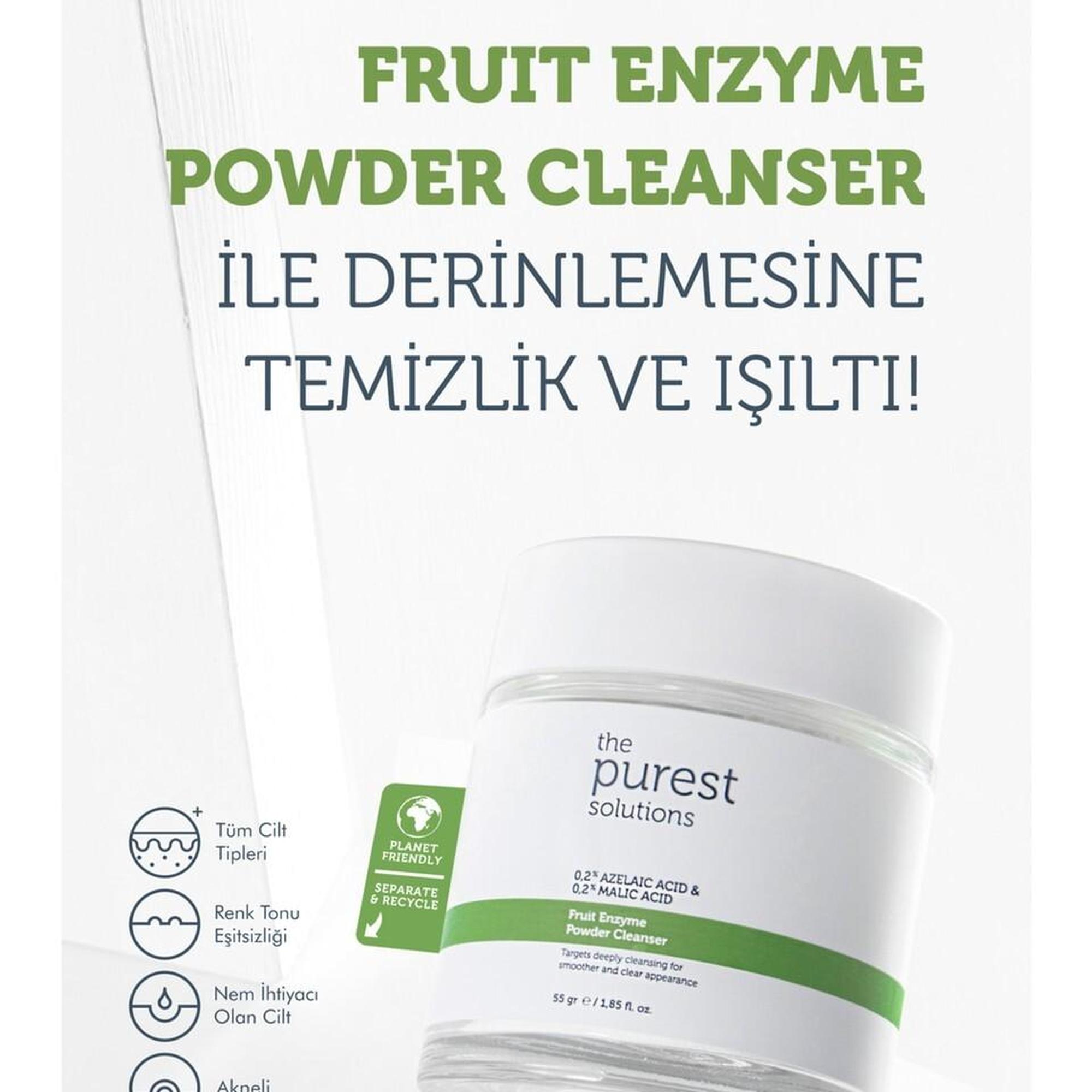 Refill Ekolojik Yedek Paket- Azelaik Asit Ve Malik Asit Enzim Toz Temizleyici 55 Gr