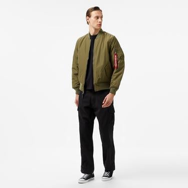  Alpha Industries  Reversible Onion Quilted Ma-1 Flight Unisex Yeşil Ceket