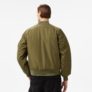  Alpha Industries  Reversible Onion Quilted Ma-1 Flight Unisex Yeşil Ceket