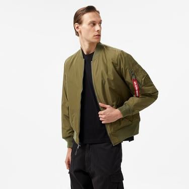  Alpha Industries  Reversible Onion Quilted Ma-1 Flight Unisex Yeşil Ceket