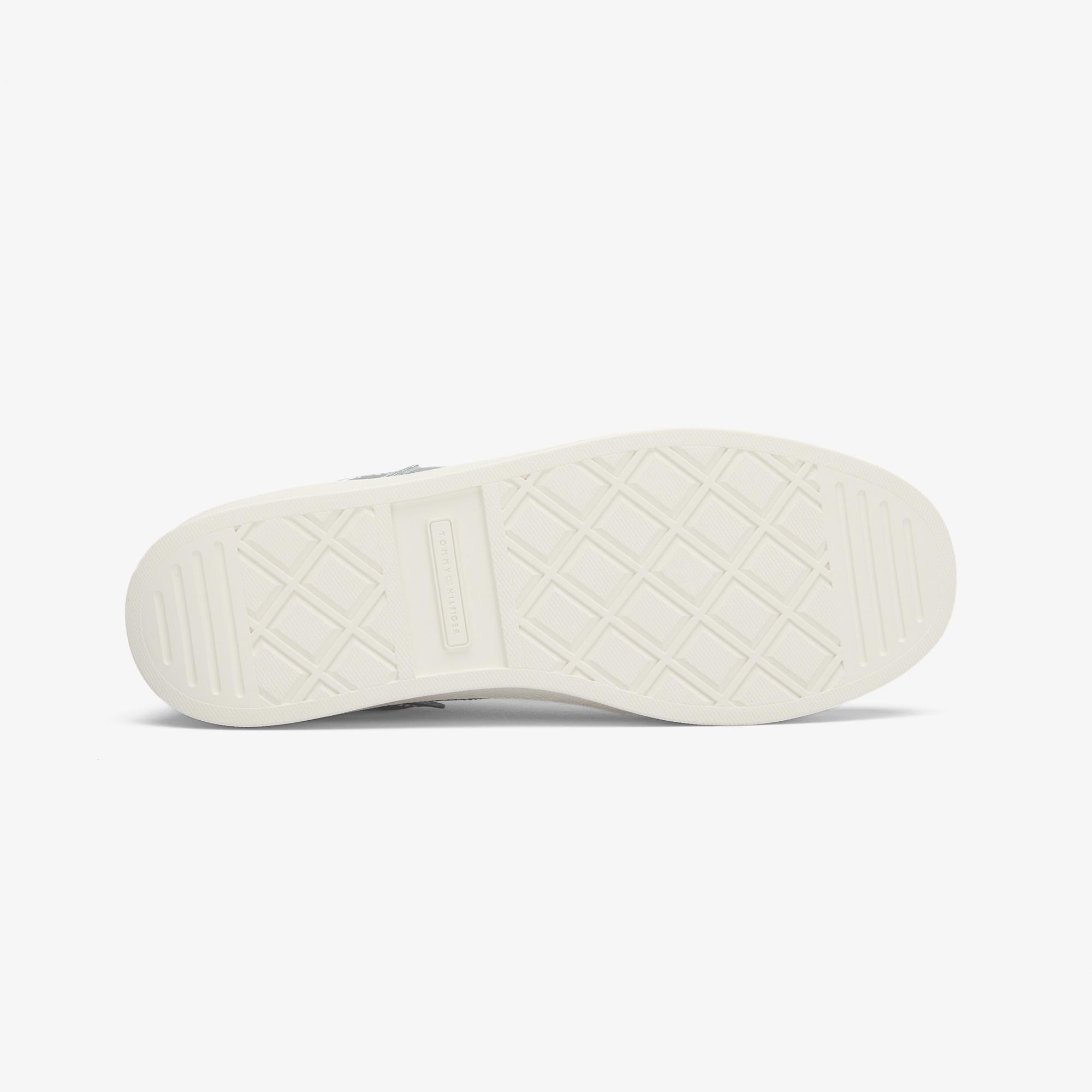 Tommy Hilfiger Herıtage Sneaker Metallıcs Kadın Gri Spor Ayakkabı