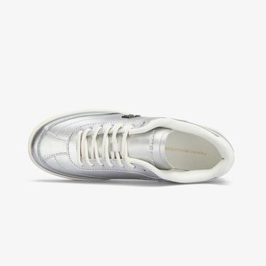  Tommy Hilfiger Herıtage Sneaker Metallıcs Kadın Gri Spor Ayakkabı