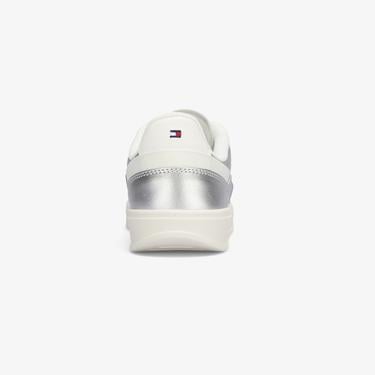  Tommy Hilfiger Herıtage Sneaker Metallıcs Kadın Gri Spor Ayakkabı