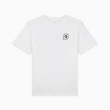  Converse Erkek Grafik Baskılı Beyaz T-Shirt