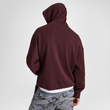  Converse Erkek Loose Fit Bordo Hoodie