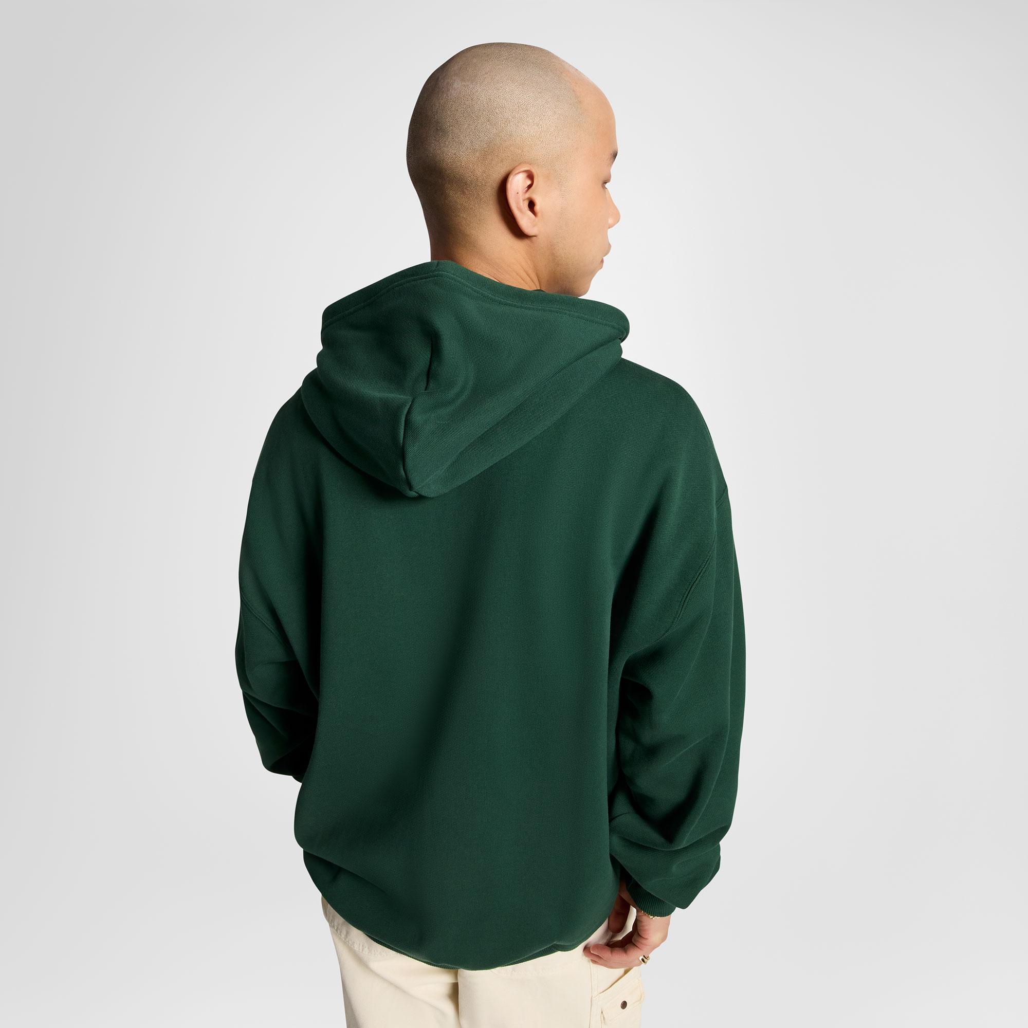 Converse Erkek Fermuarlı Yeşil Hoodie