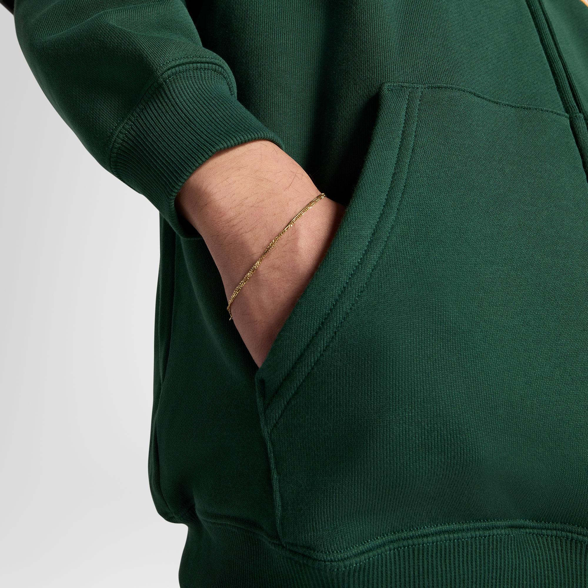 Converse Erkek Fermuarlı Yeşil Hoodie