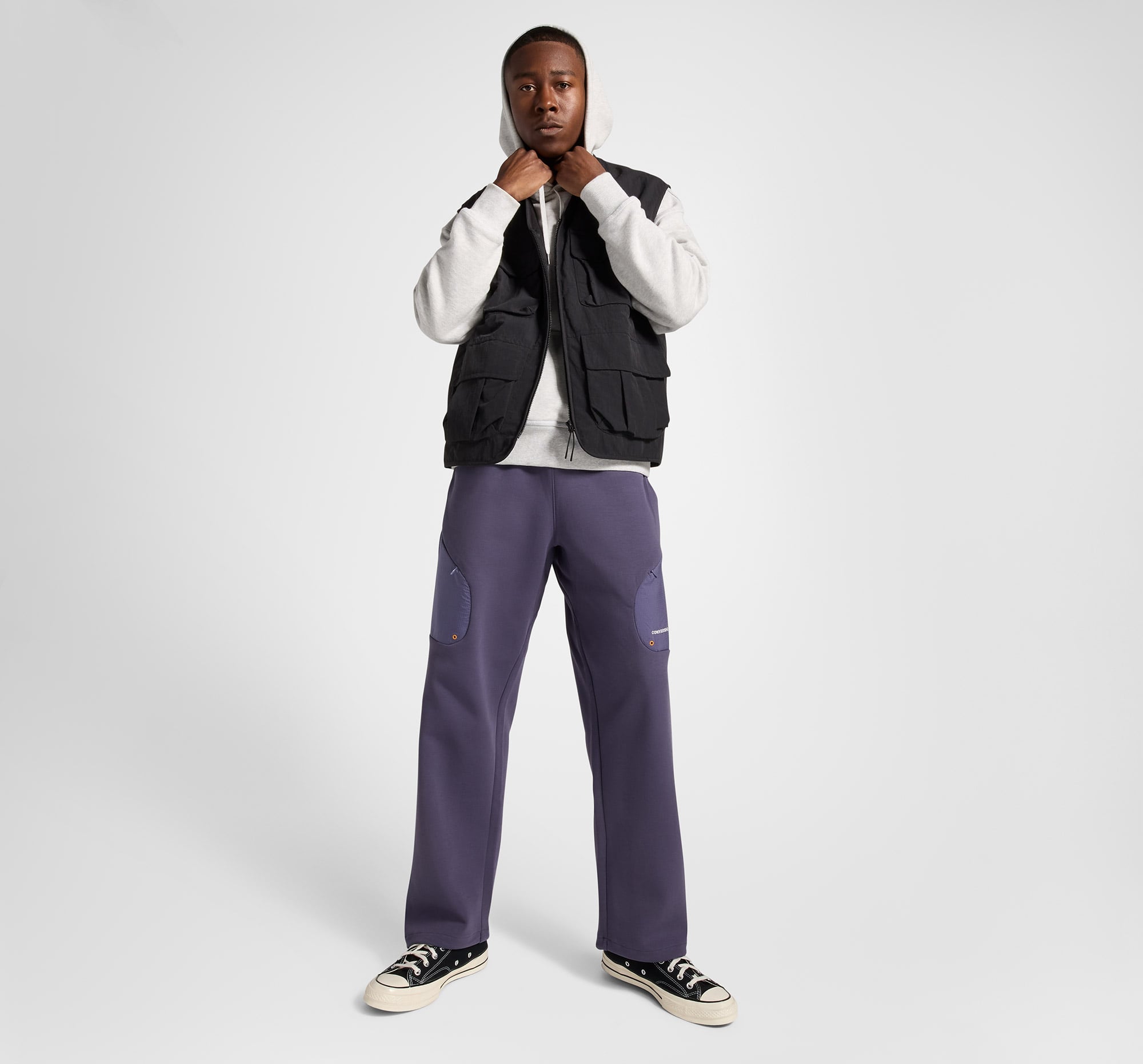  Converse Erkek Mor Eşofman Altı