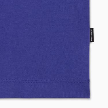  Converse Kadın Baskılı Mor T-Shirt