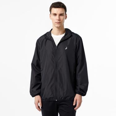  Nautica Erkek Siyah Yağmurluk