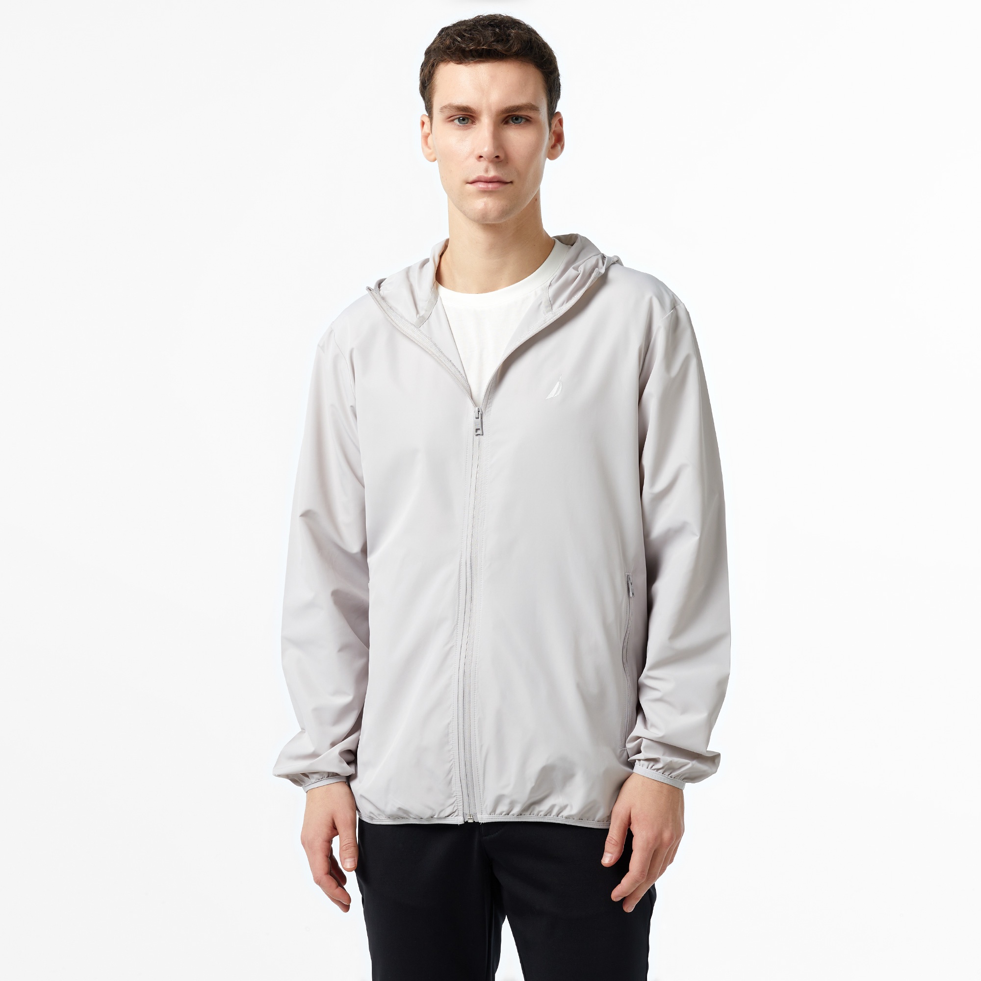 Nautica Erkek Gri Yağmurluk