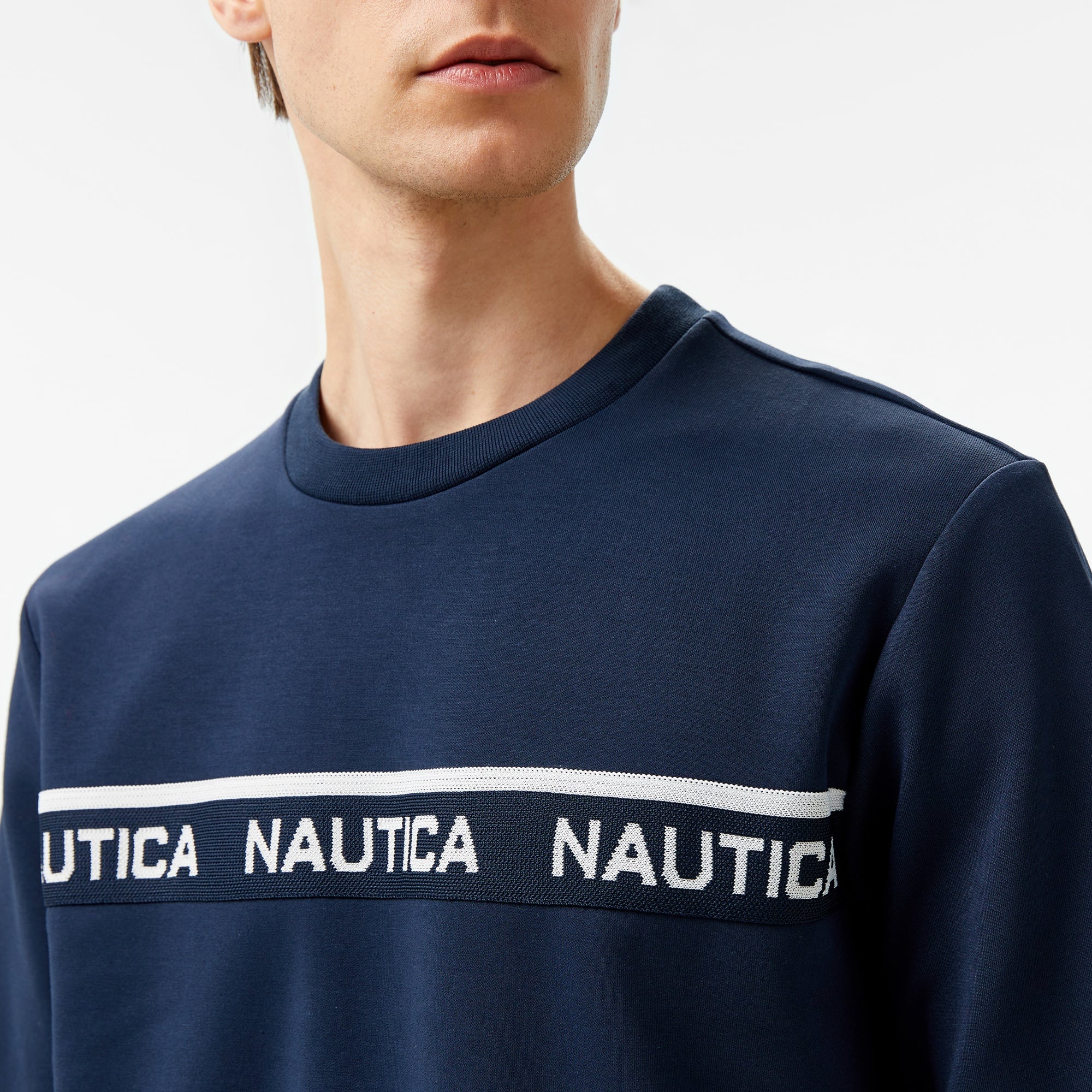 Nautica Erkek Lacivert Regular Fit Sweatshirt