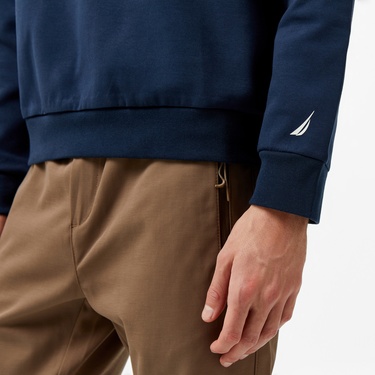  Nautica Erkek Lacivert Regular Fit Sweatshirt