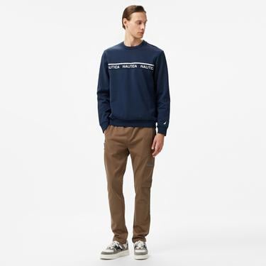  Nautica Erkek Lacivert Regular Fit Sweatshirt