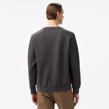  Nautica Erkek Gri Regular Fit Sweatshirt