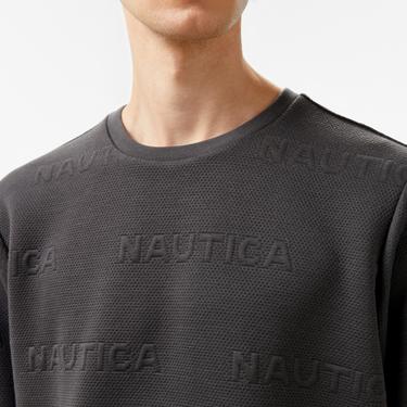 Nautica Erkek Gri Regular Fit Sweatshirt