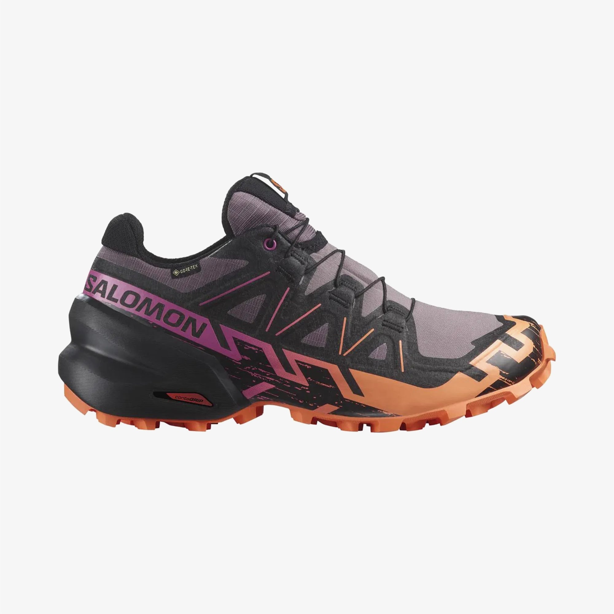 Salomon Speedcross 6 Gore Tex Kadın Mor Koşu Ayakkabısı