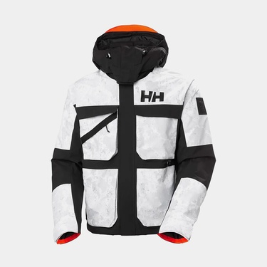  Helly Hansen ULLR D Heritage Erkek Beyaz Kayak Montu