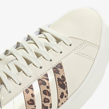 adidas Grand Court 2.0 Kadın Krem Spor Ayakkabı