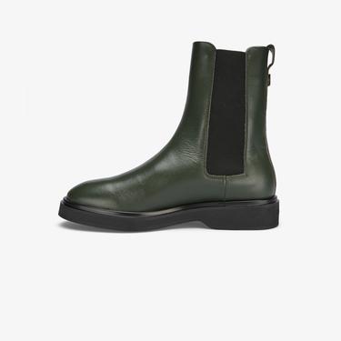  Calvin Klein Flat Chelsea Kadın Yeşil Yağmur Botu