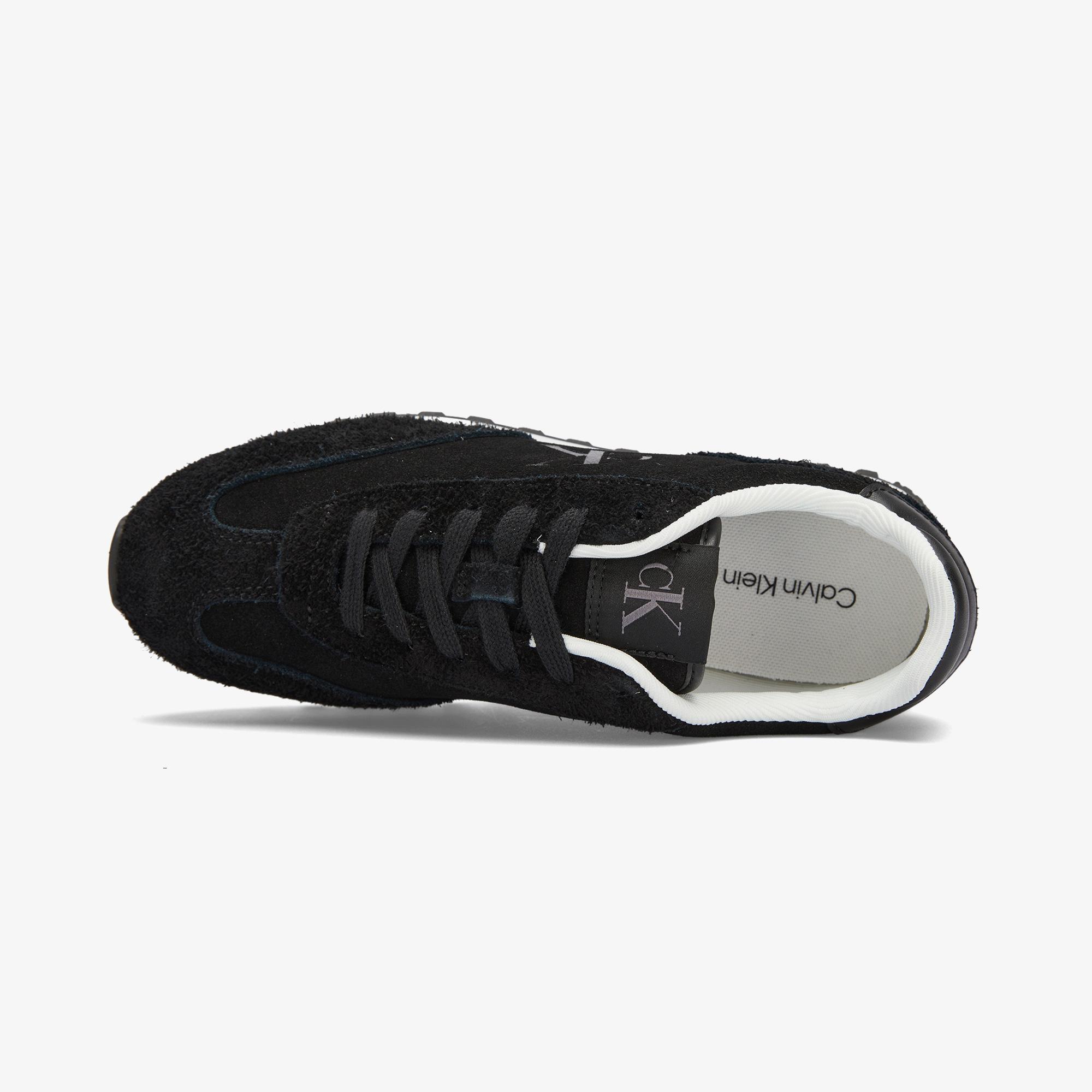 Calvin Klein Jeans Runner Laceup Ml Suede Kadın Siyah Spor Ayakkabı