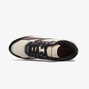 Calvin Klein Jeans Retro Tennis Low Multilayer Erkek Bej Spor Ayakkabı
