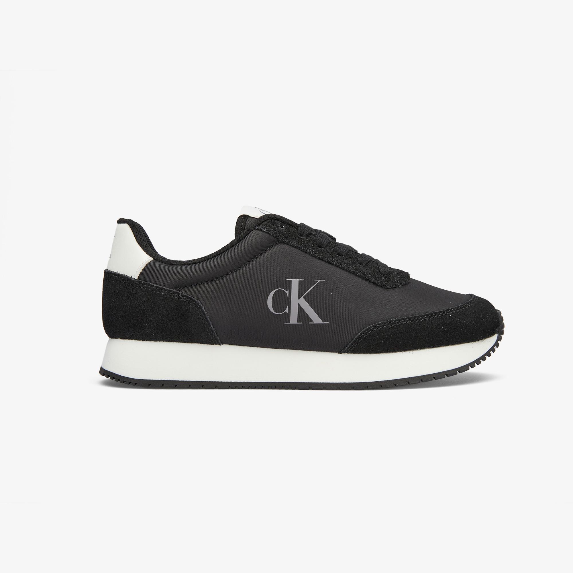 Calvin Klein Jeans Runner Laceup Low Mix Kadın Siyah Spor Ayakkabı