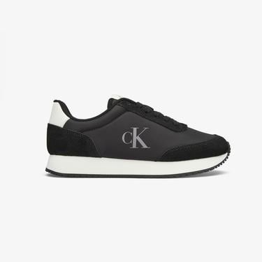  Calvin Klein Jeans Runner Laceup Low Mix Kadın Siyah Spor Ayakkabı