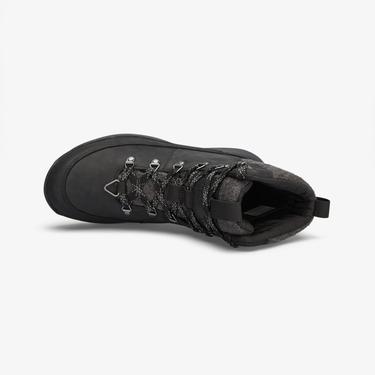  The North Face Bergen Deri Erkek Gri Su Geçirmez Kar Botu