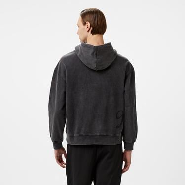  The Hundreds Washed Slant Pullover Erkek Siyah Sweatshirt