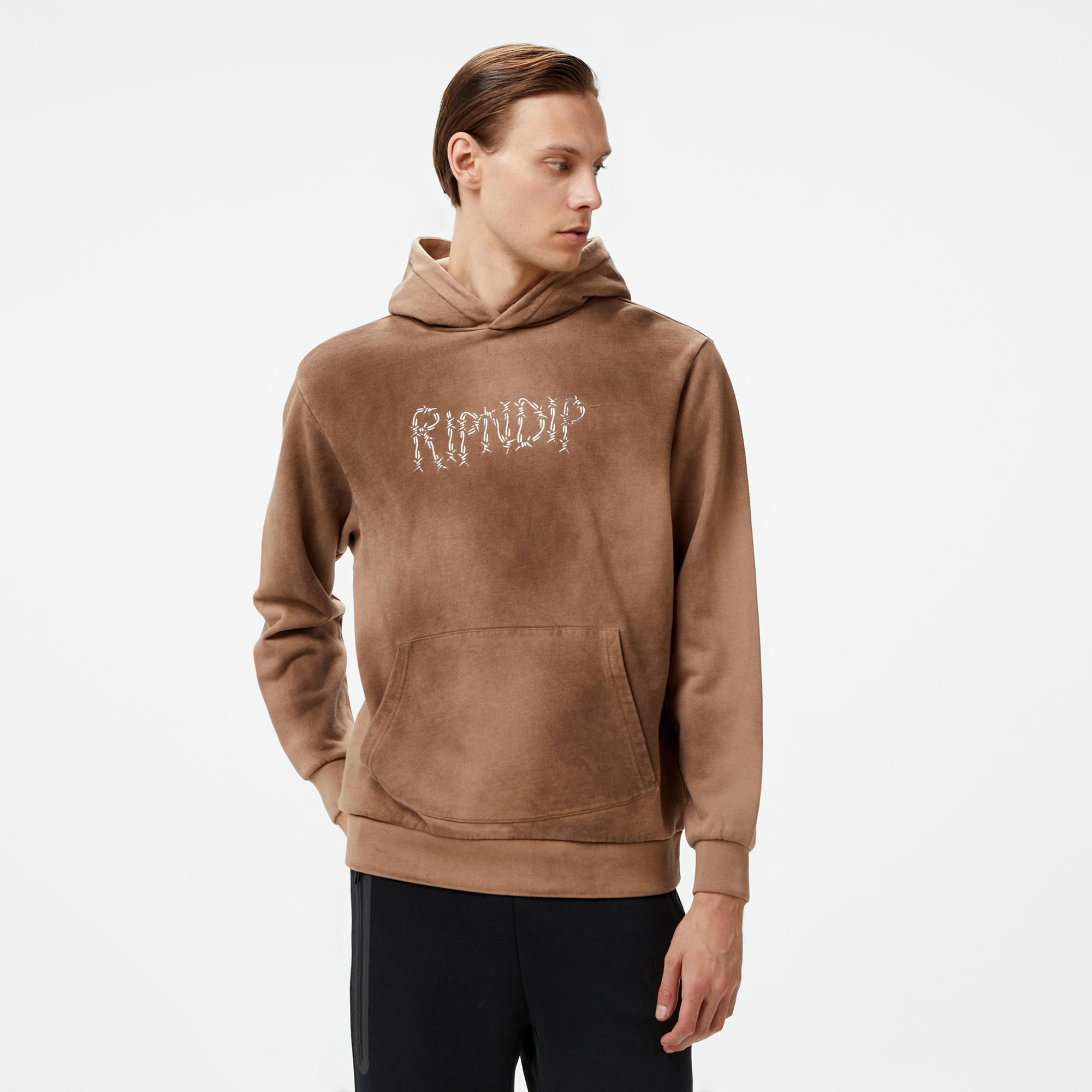 Ripndip Keep Out Erkek Kahverengi Sweatshirt