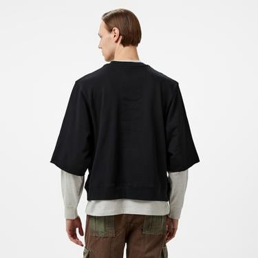  The Hundreds Layer Crewneck Erkek Siyah Sweatshirt
