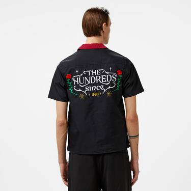  The Hundreds Giles SS Woven Erkek Siyah Gömlek