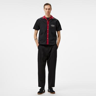  The Hundreds Giles SS Woven Erkek Siyah Gömlek