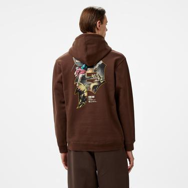  Primitive Courage Hood Erkek Kahverengi Hoodie