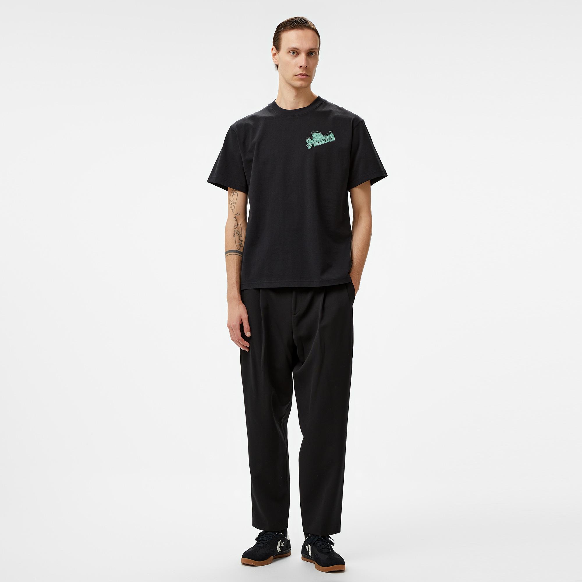 The Hundreds Blurred Slant Erkek Siyah T-Shirt