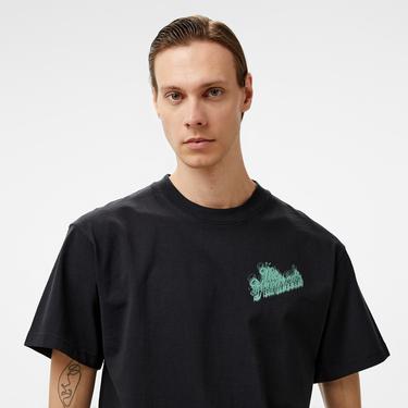  The Hundreds Blurred Slant Erkek Siyah T-Shirt