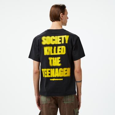  The Hundreds Society Kills Erkek Siyah T-Shirt