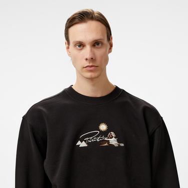  Primitive Passage Crewneck Erkek Siyah Sweatshirt