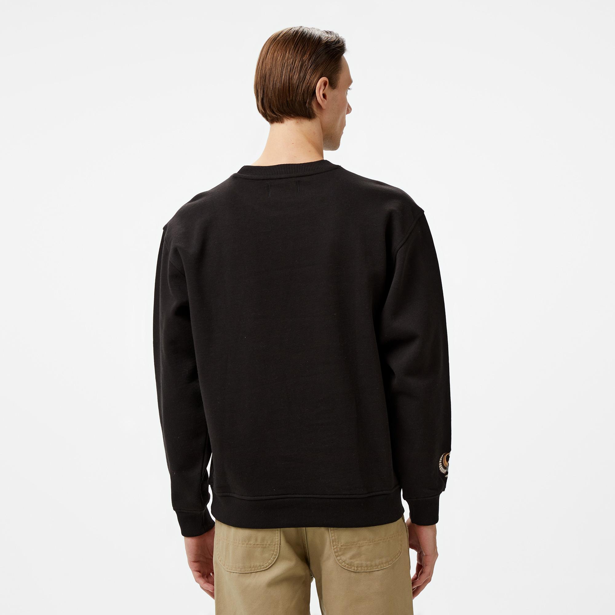 Primitive Passage Crewneck Erkek Siyah Sweatshirt