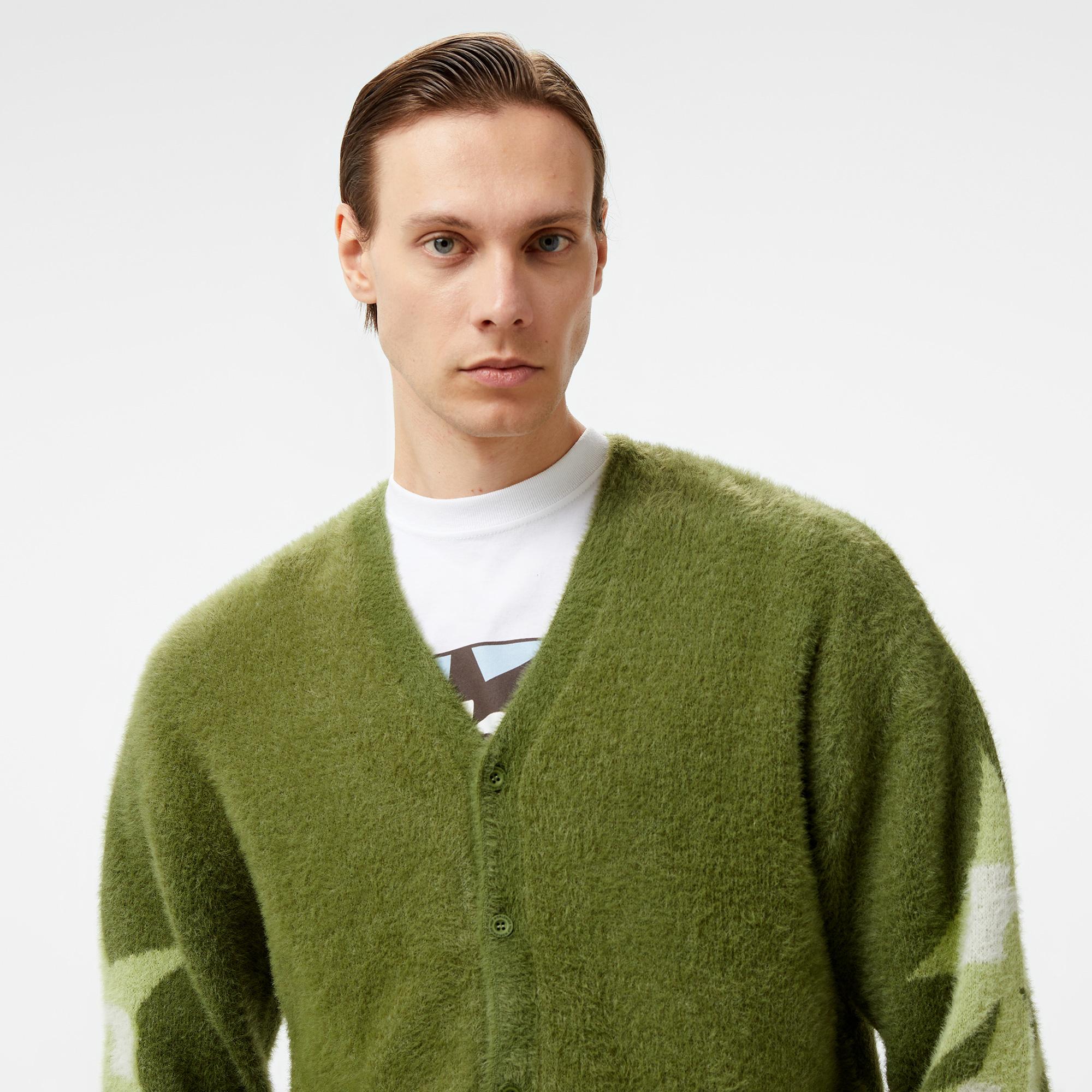 HUF Ursa Mohair Cardigan Erkek Yeşil Ceket